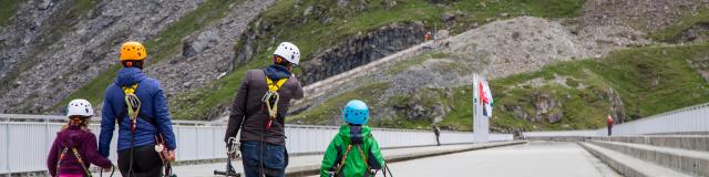 Tyrolienne AlpinLine à la Grande-Dixence