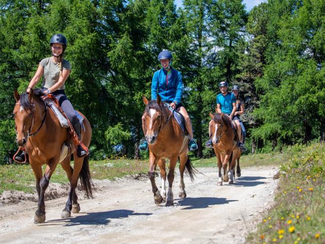 Balade à cheval dans la région de Thyon - Ranch le Caribou