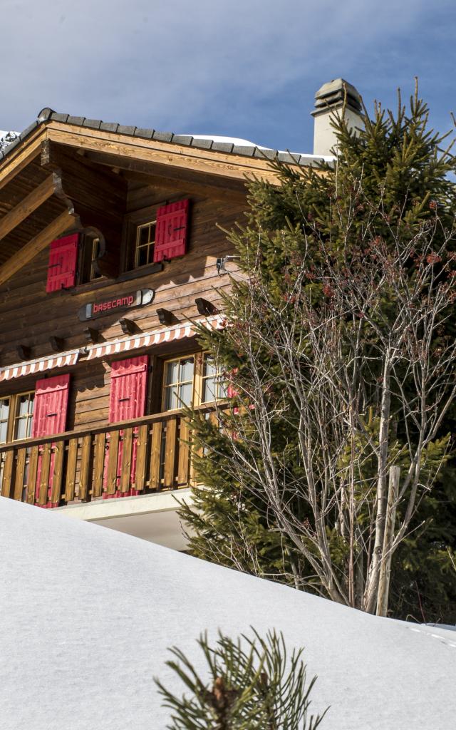 Un chalet à Thyon en hiver