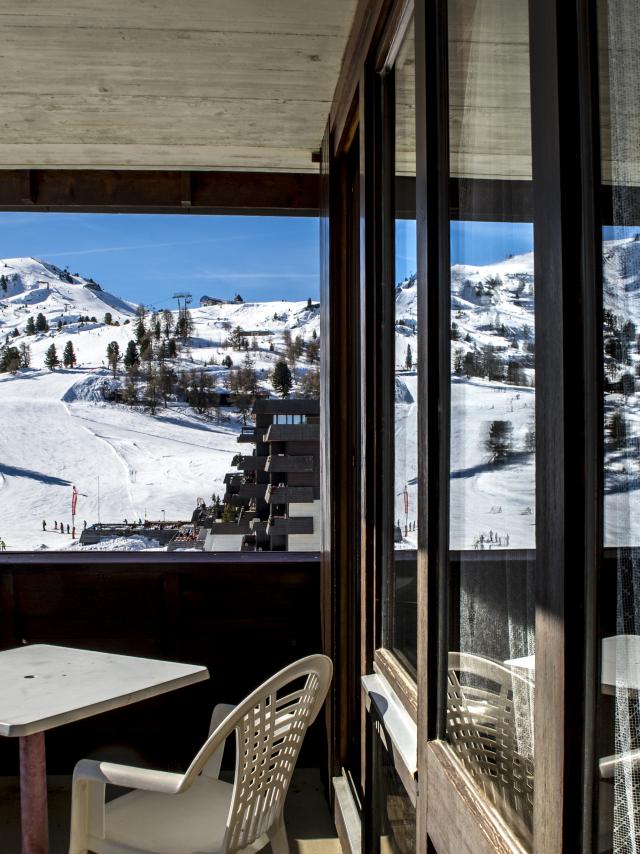 Vue sur le domaine skiable des 4 Vallées depuis Thyon 2000