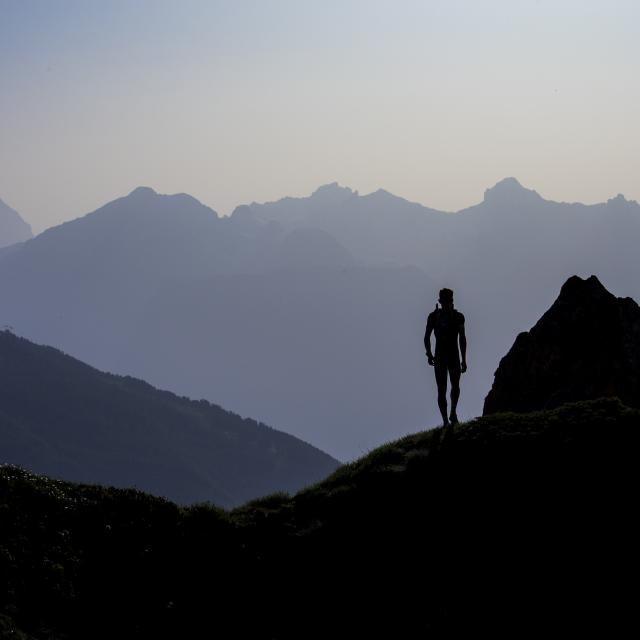 La vue depuis les Crêtes de Thyon - dents du Midi