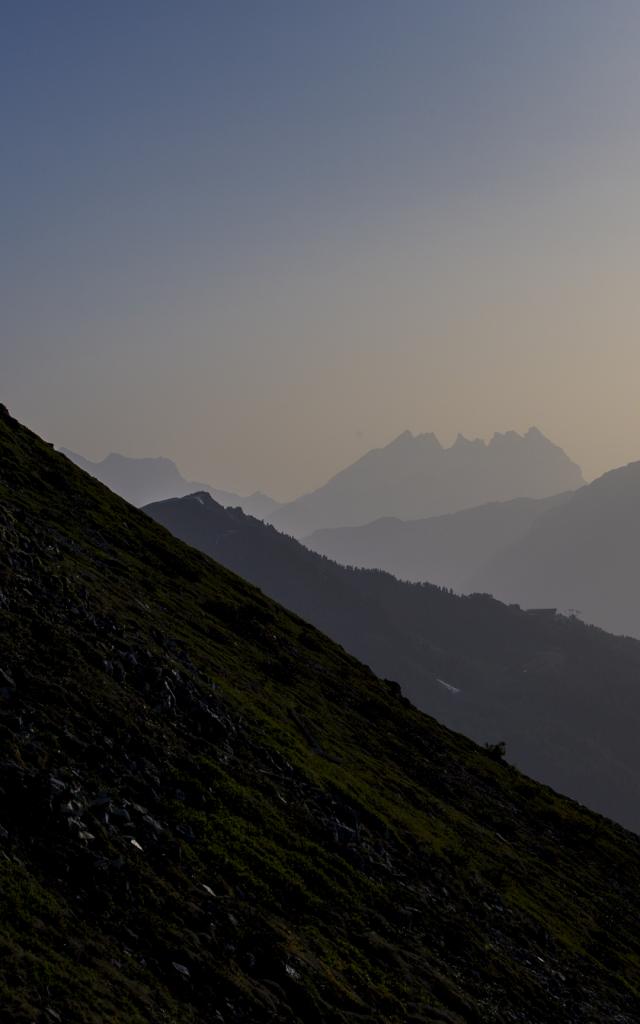 Vue depuis les Crêtes de Thyon