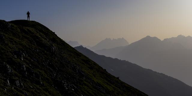 Vue depuis les Crêtes de Thyon