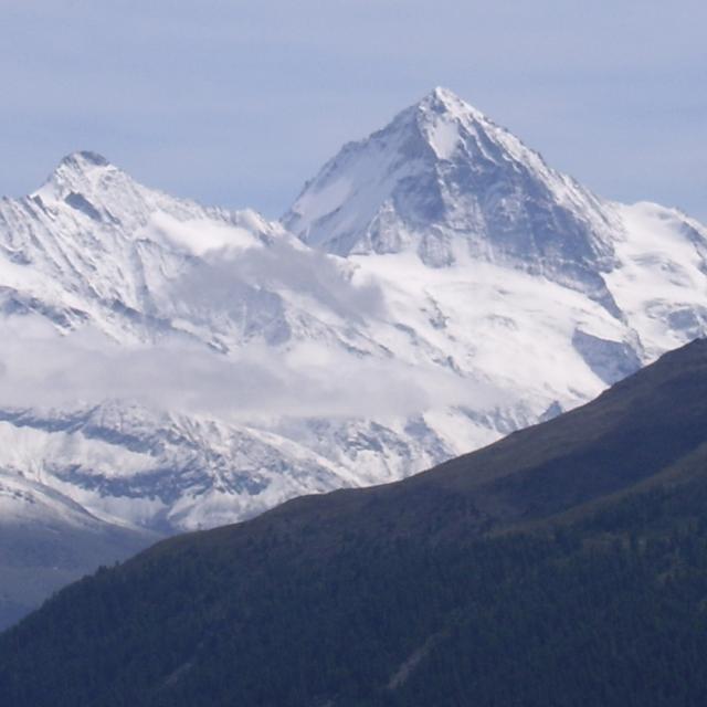 La dent Blanche vue depuis Thyon