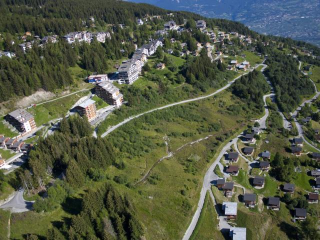 Vue aérienne des Collons - Thyon